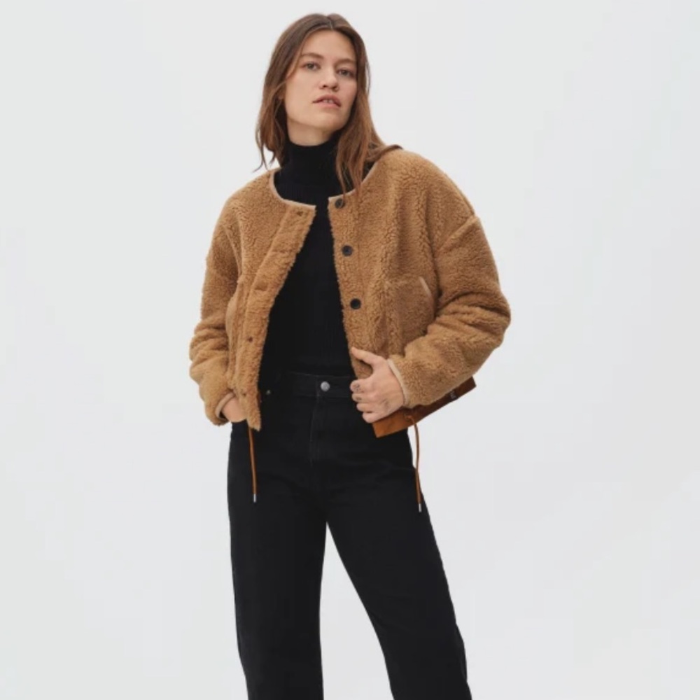 Everlane The ReNew Teddy Liner Jacket
